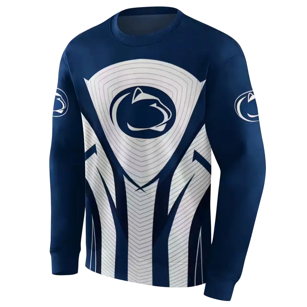 penn state nittany lions concentric lines blue black hoodie new arrival penn state nittany lions concentric lines blue black hoodie new arrival
