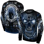 penn state nittany lions demonic skull blue black hoodie best selling