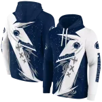 penn state nittany lions dynamic slash blue white hoodie best selling