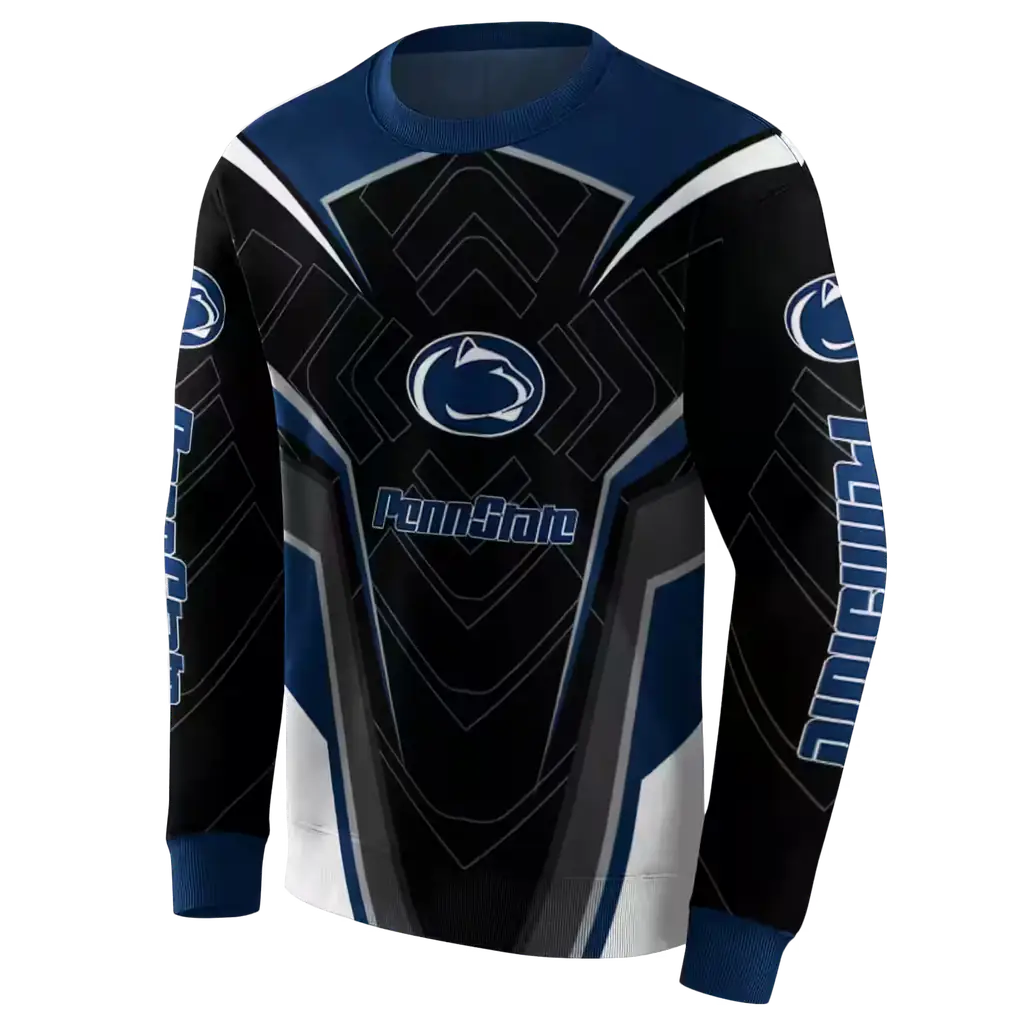 penn state nittany lions futuristic pattern blue black hoodie new arrival penn state nittany lions futuristic pattern blue black hoodie new arrival