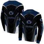 penn state nittany lions futuristic pattern blue black hoodie best selling