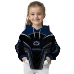 penn state nittany lions futuristic pattern blue black hoodie best selling