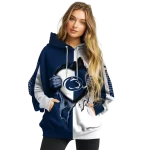 penn state nittany lions heartbeat graphic blue hoodie best selling