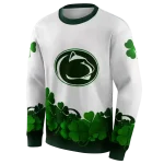 penn state nittany lions lucky motif white green hoodie best selling