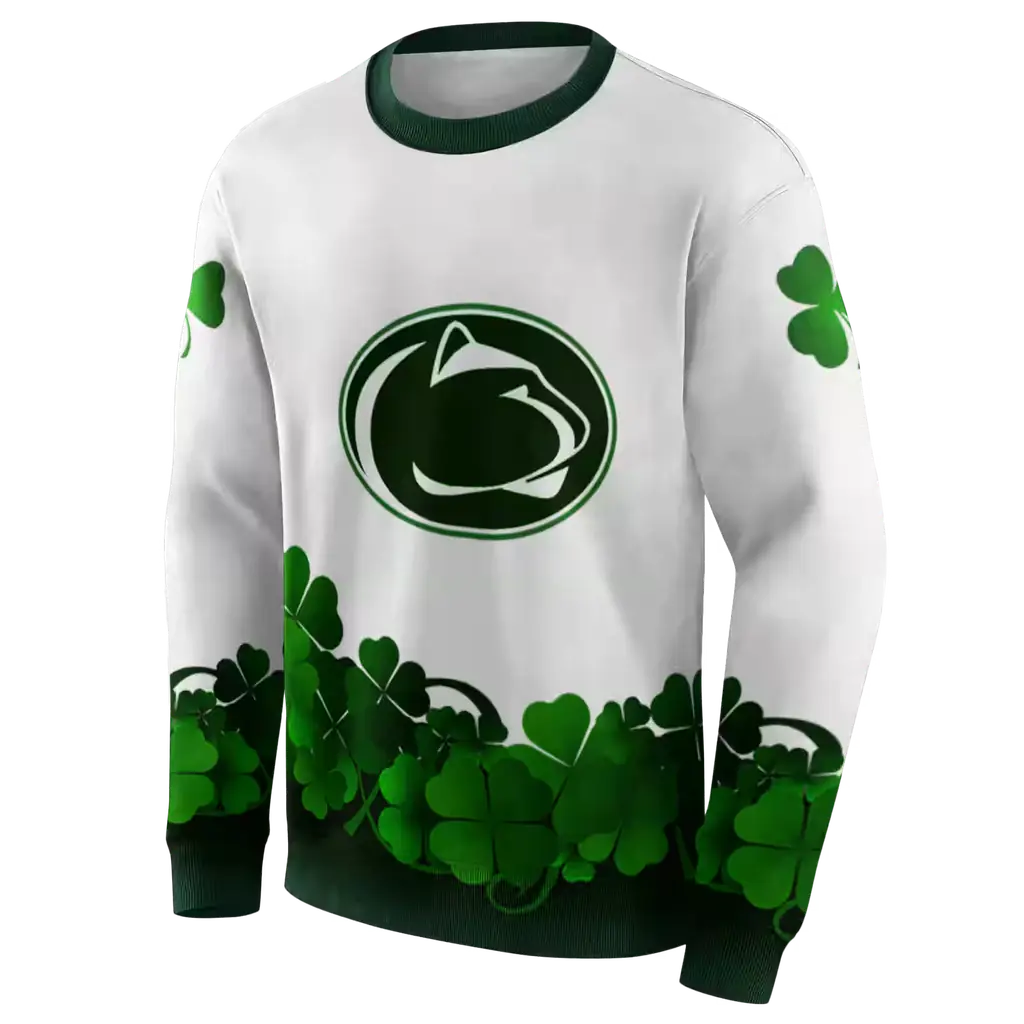 penn state nittany lions lucky motif white green hoodie new arrival penn state nittany lions lucky motif white green hoodie new arrival