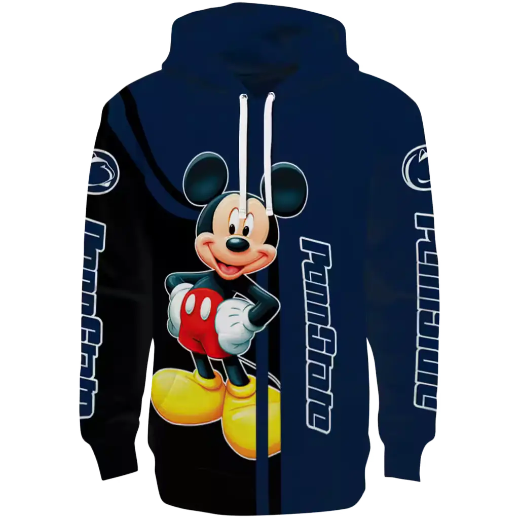 penn state nittany lions mickey mouse blue black hoodie best selling penn state nittany lions mickey mouse blue black hoodie best selling