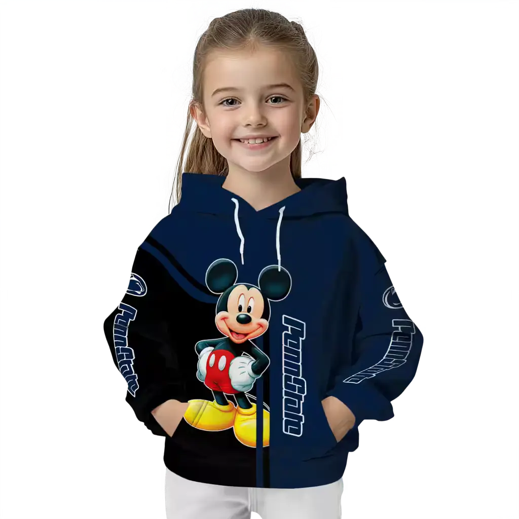 penn state nittany lions mickey mouse blue black hoodie top rated penn state nittany lions mickey mouse blue black hoodie top rated