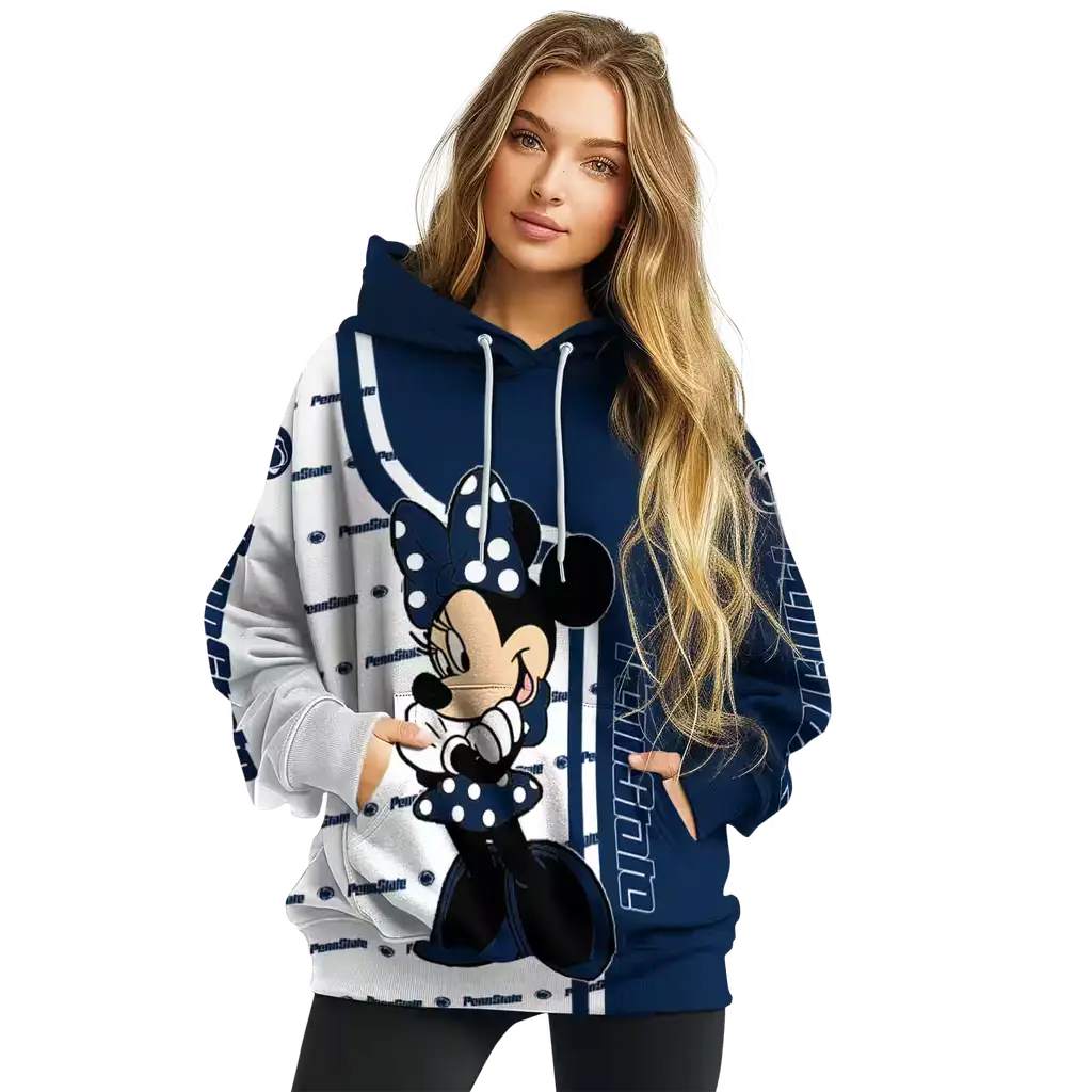 penn state nittany lions minnie mouse blue hoodie high quality penn state nittany lions minnie mouse blue hoodie high quality