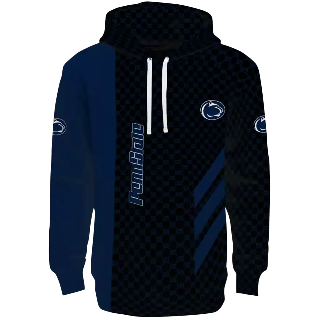 penn state nittany lions monogram pattern blue hoodie best selling penn state nittany lions monogram pattern blue hoodie best selling