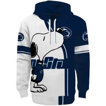penn state nittany lions playful snoopy blue hoodie best selling