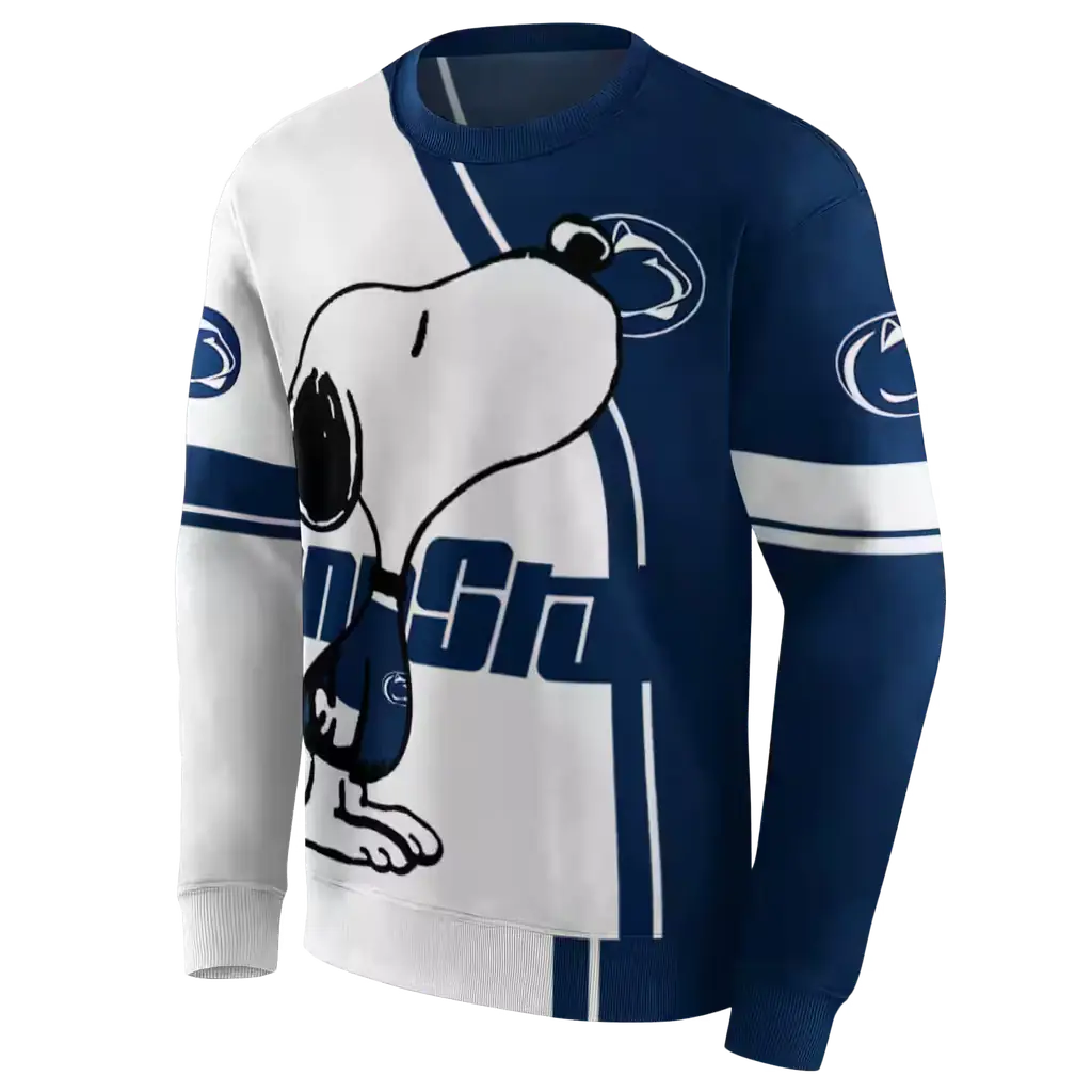 penn state nittany lions playful snoopy blue hoodie new arrival penn state nittany lions playful snoopy blue hoodie new arrival