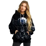 penn state nittany lions skull artwork blue black hoodie best selling