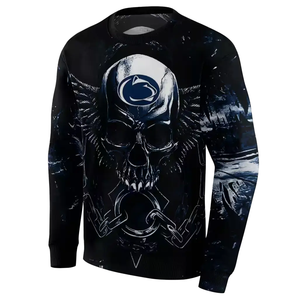 penn state nittany lions skull artwork blue black hoodie new arrival penn state nittany lions skull artwork blue black hoodie new arrival