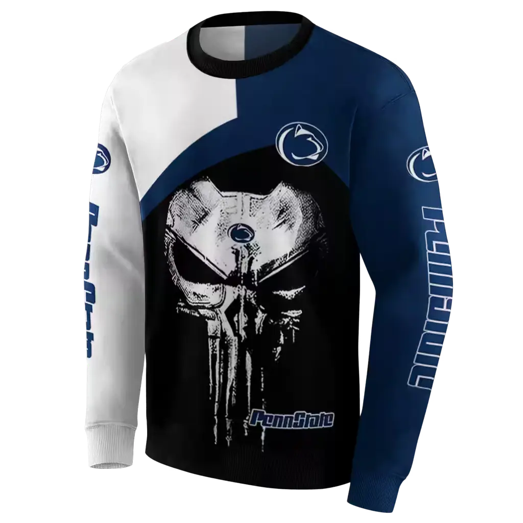 penn state nittany lions skull punisher white black hoodie new arrival penn state nittany lions skull punisher white black hoodie new arrival