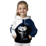 penn state nittany lions skull punisher white black hoodie best selling