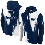 penn state nittany lions splatter effect blue hoodie best selling