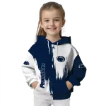 penn state nittany lions splatter effect blue hoodie best selling