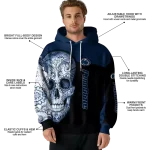 penn state nittany lions sugar skull blue black hoodie best selling