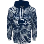 penn state nittany lions tie dye pattern blue hoodie best selling