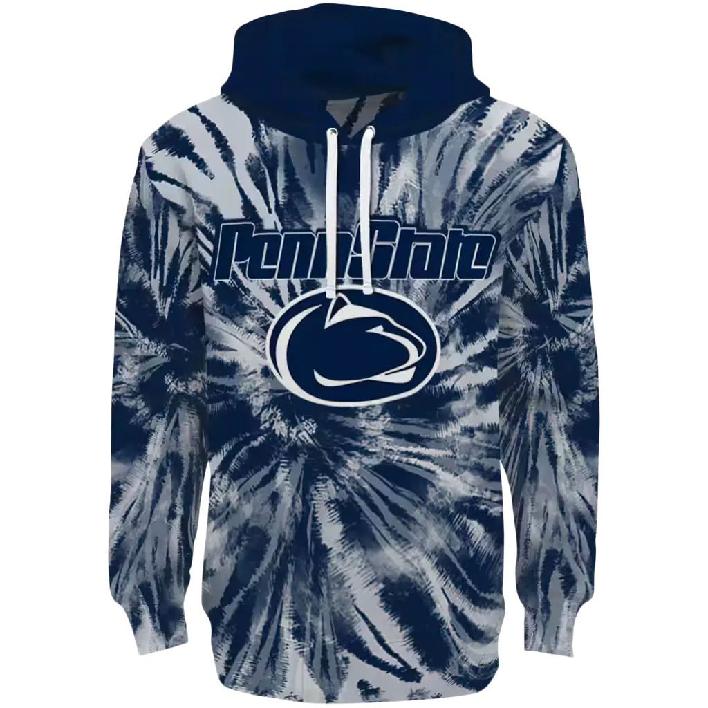 penn state nittany lions tie dye pattern blue hoodie best selling penn state nittany lions tie dye pattern blue hoodie best selling