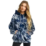 penn state nittany lions tie dye pattern blue hoodie best selling