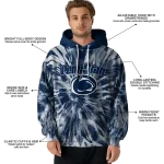 penn state nittany lions tie dye pattern blue hoodie best selling