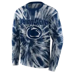 penn state nittany lions tie dye pattern blue hoodie best selling