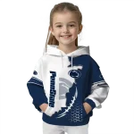 penn state nittany lions triangular pattern blue white hoodie best selling