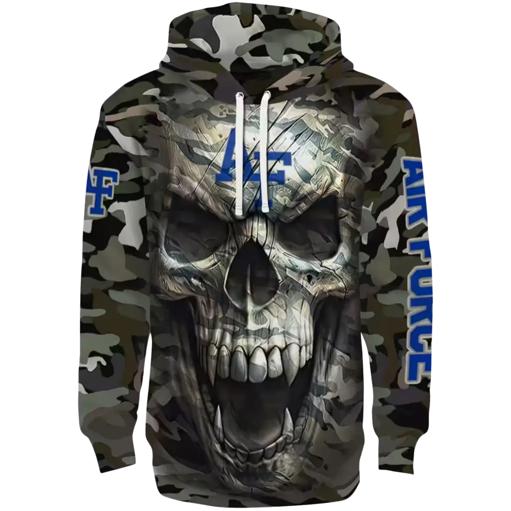 personalized air force falcons camo skull hoodie best selling personalized air force falcons camo skull hoodie best selling