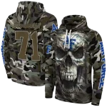 personalized air force falcons camo skull hoodie best selling