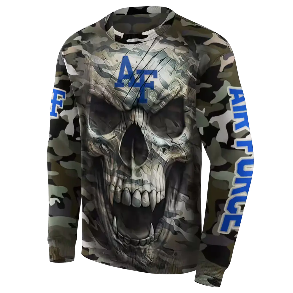 personalized air force falcons camo skull hoodie new arrival personalized air force falcons camo skull hoodie new arrival