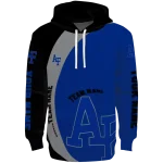 personalized air force falcons minimalist design blue black hoodie best selling