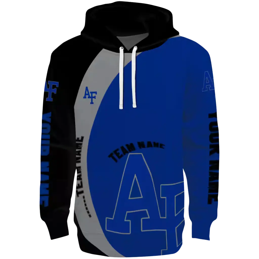 personalized air force falcons minimalist design blue black hoodie best selling personalized air force falcons minimalist design blue black hoodie best selling
