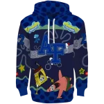 personalized air force falcons spongebob patrick star blue navy hoodie best selling
