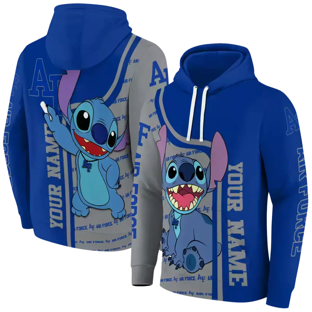 personalized air force falcons stitch blue hoodie fashion forward personalized air force falcons stitch blue hoodie fashion forward