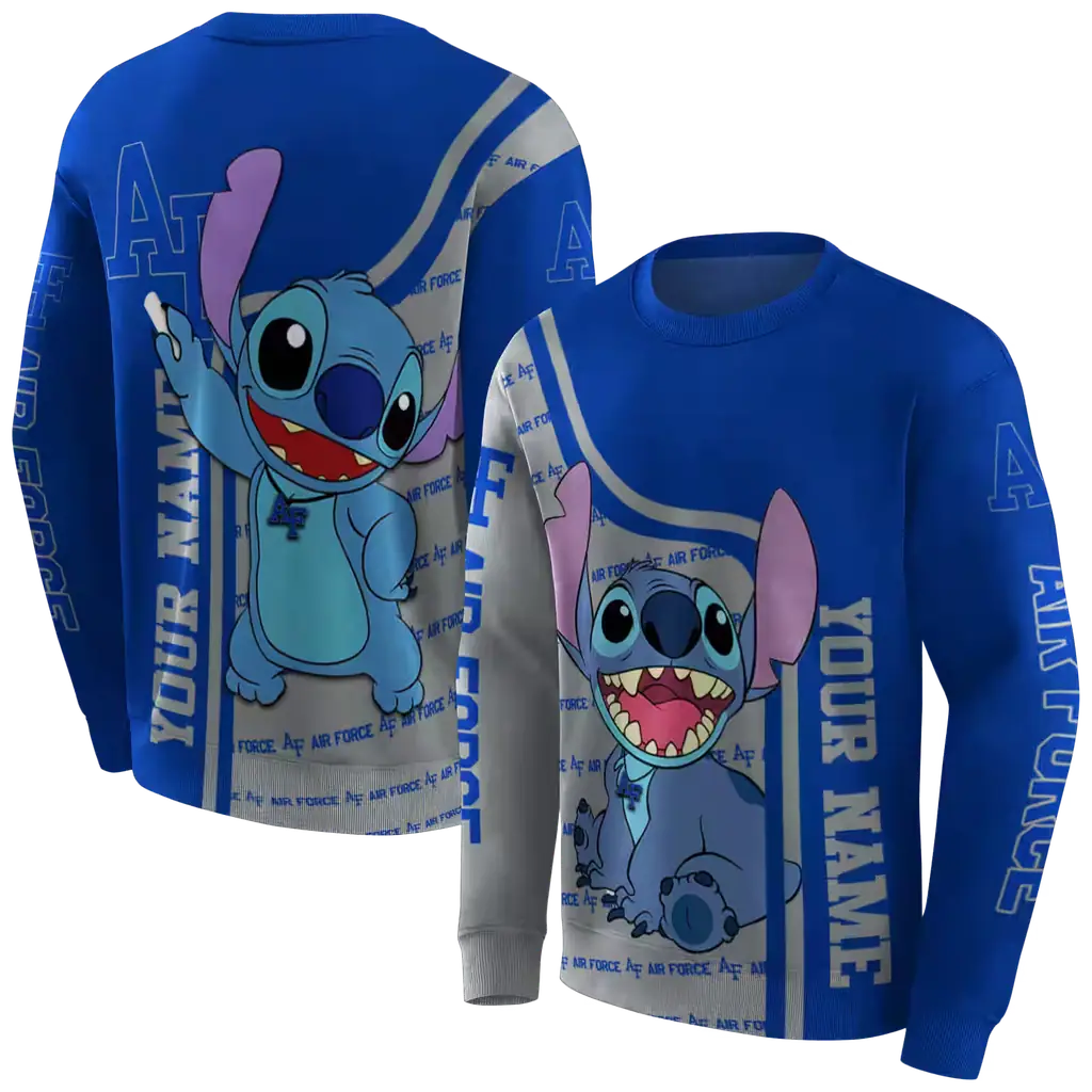 personalized air force falcons stitch blue hoodie premium grade personalized air force falcons stitch blue hoodie premium grade
