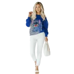 personalized air force falcons stitch blue hoodie best selling