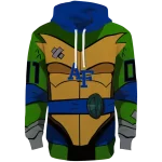 personalized air force falcons superhero armor blue green hoodie best selling