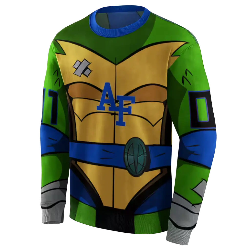 personalized air force falcons superhero armor blue green hoodie new arrival personalized air force falcons superhero armor blue green hoodie new arrival