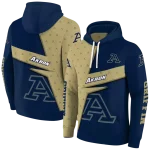 personalized akron zips abstract shape blue hoodie best selling