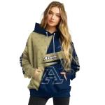 personalized akron zips abstract shape blue hoodie best selling