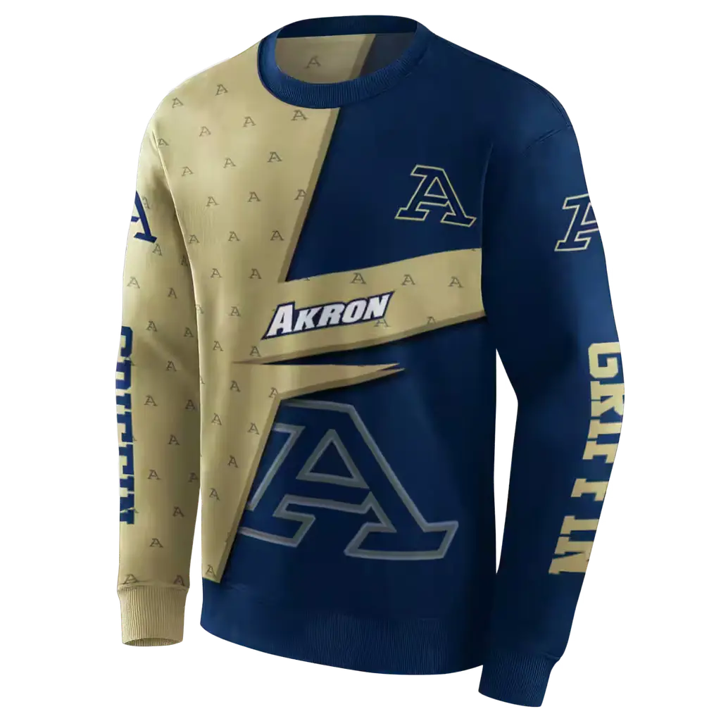 personalized akron zips abstract shape blue hoodie new arrival personalized akron zips abstract shape blue hoodie new arrival