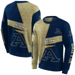 personalized akron zips abstract shape blue hoodie best selling