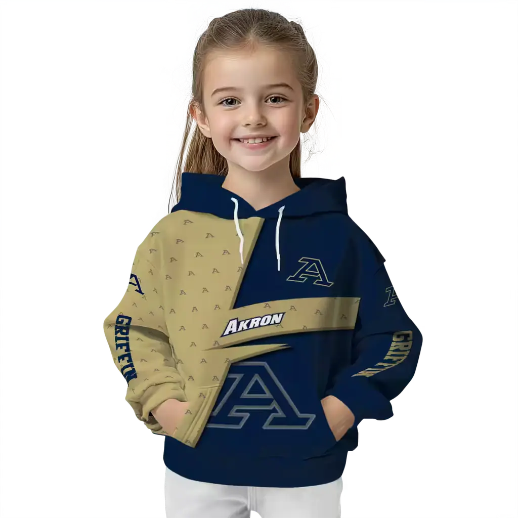 personalized akron zips abstract shape blue hoodie top rated personalized akron zips abstract shape blue hoodie top rated