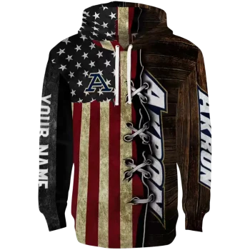 personalized akron zips american pride hoodie best selling