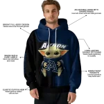 personalized akron zips baby yoda blue black hoodie best selling