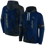 personalized akron zips deer silhouette blue hoodie best selling