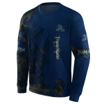 personalized akron zips deer silhouette blue hoodie best selling