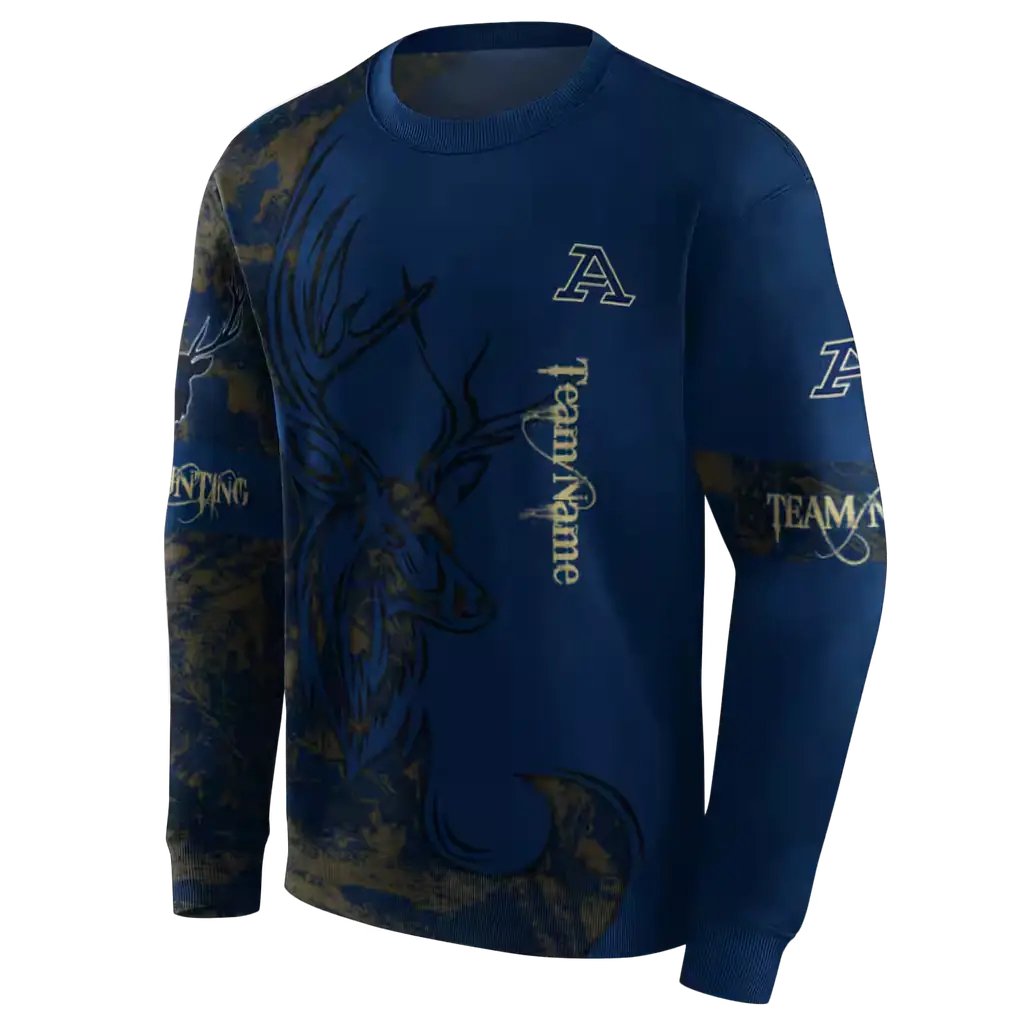 personalized akron zips deer silhouette blue hoodie new arrival personalized akron zips deer silhouette blue hoodie new arrival