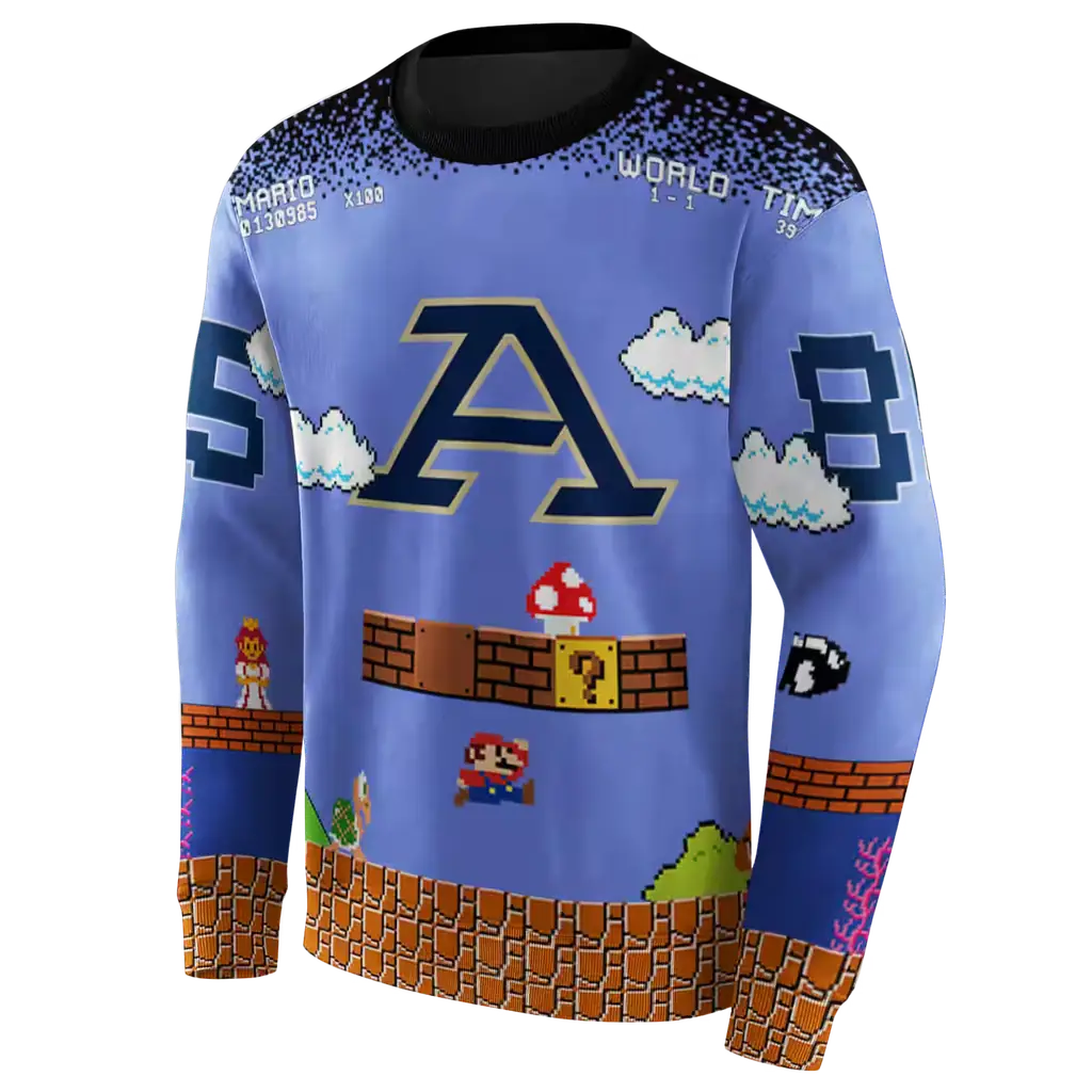 personalized akron zips mario blue black hoodie new arrival personalized akron zips mario blue black hoodie new arrival